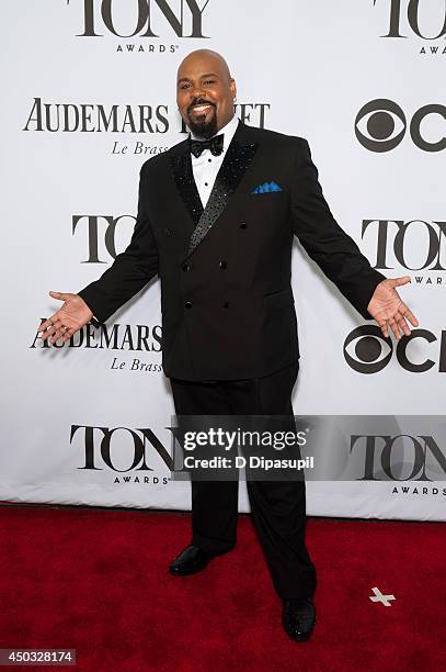 James Monroe Iglehart attends the American Theatre Wing's 68th Annual Tony Awards at Radio City Music Hall on June 8, 2014 in New York City.