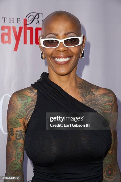 Actress Debra Wilson attends the opening night of "Stoneface" at Pasadena Playhouse on June 8, 2014 in Pasadena, California.