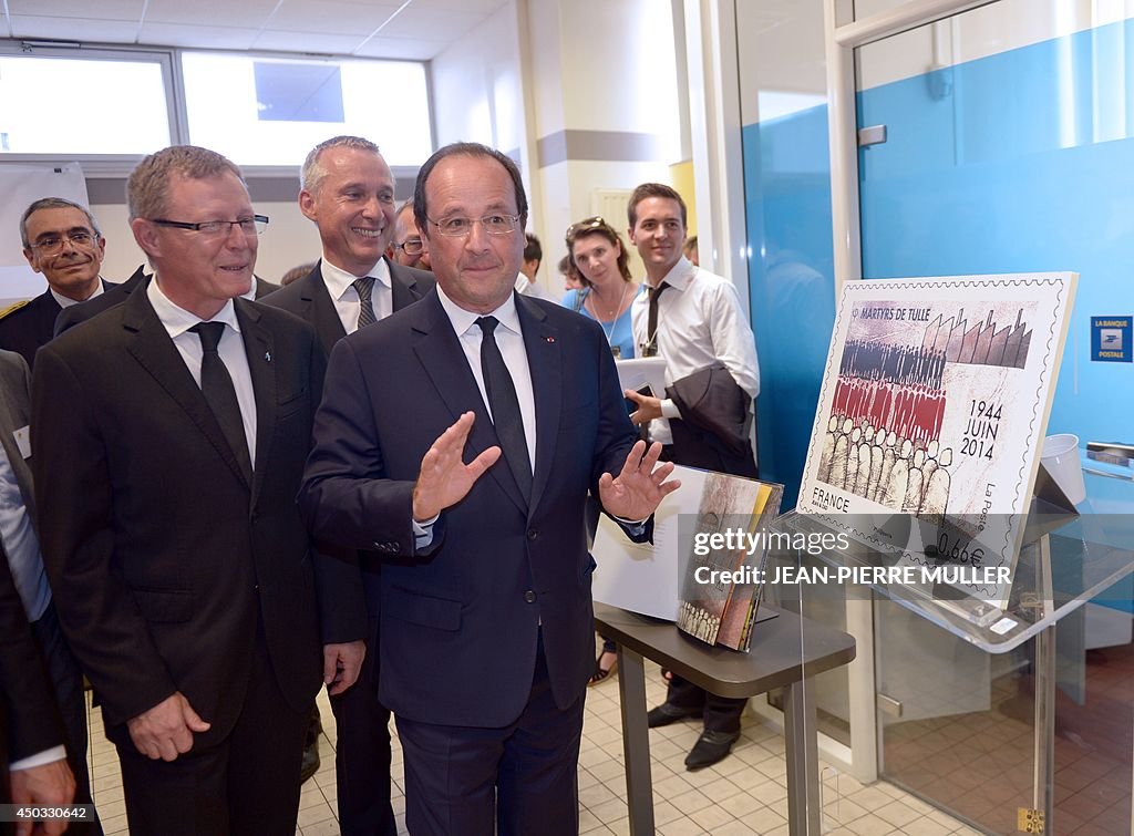 FRANCE-WWII-ANNIVERSARY-TULLE-HOLLANDE