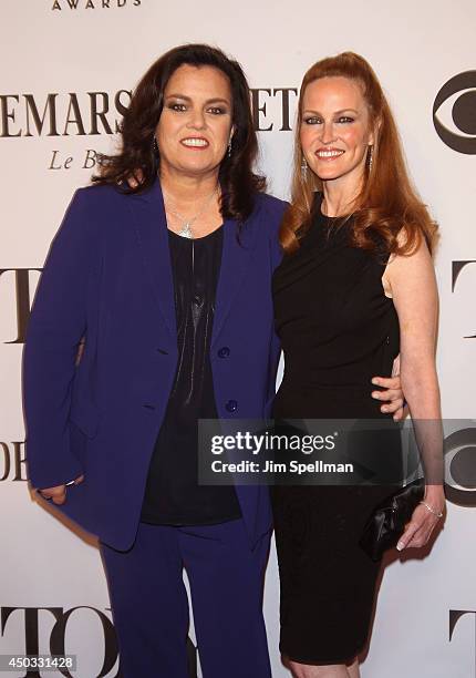 Rosie O'Donnell and Michelle Rounds attend American Theatre Wing's 68th Annual Tony Awards at Radio City Music Hall on June 8, 2014 in New York City.