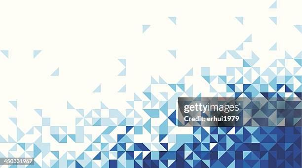 arts backgrounds - geometric triangle pattern stock illustrations