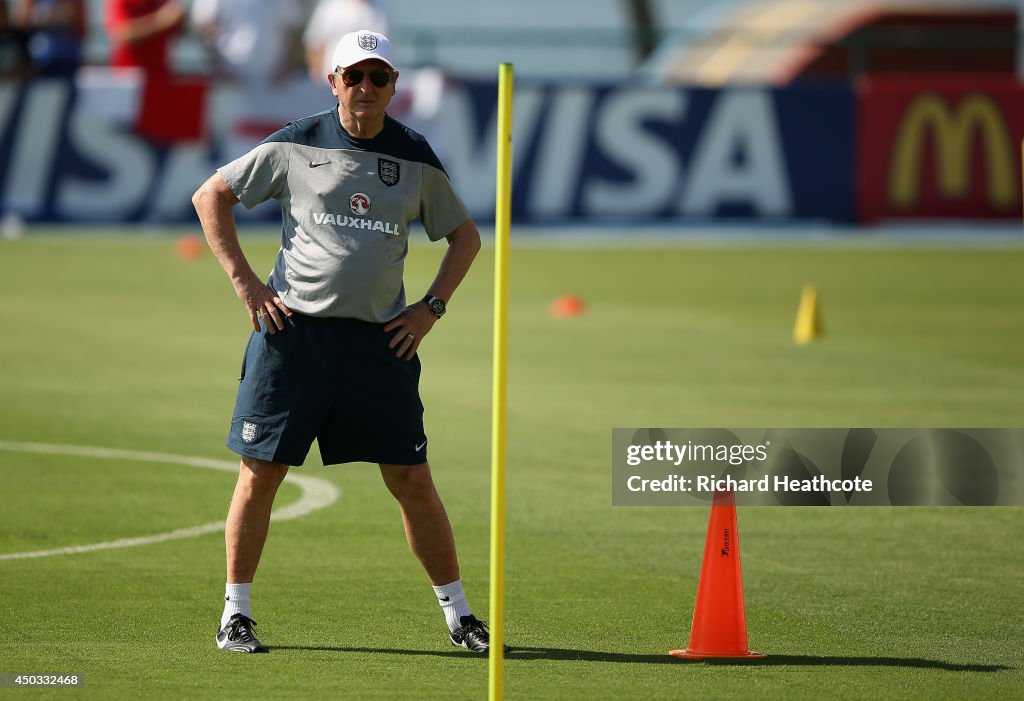 England Training & Press Conference - 2014 FIFA World Cup Brazil