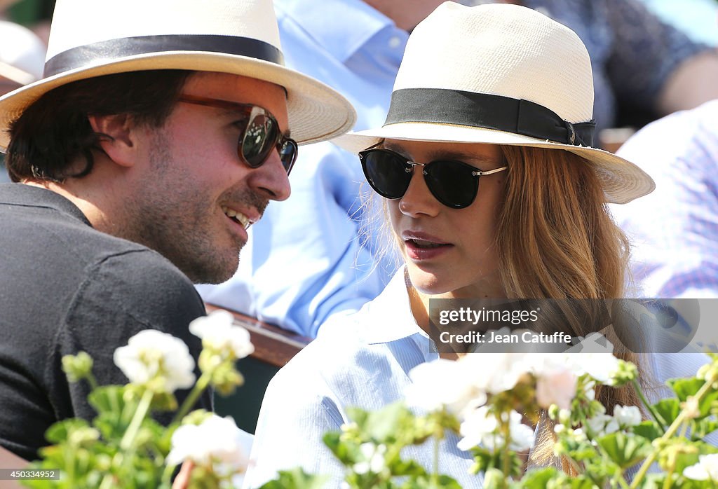 Celebrities At French Open 2014 : Day 15