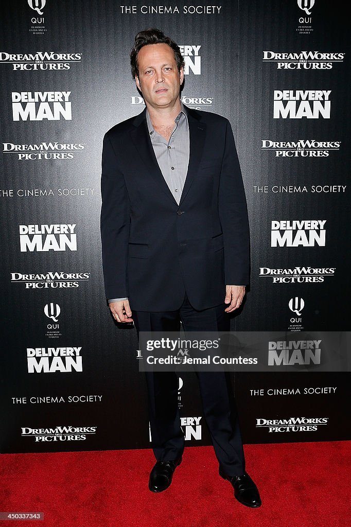 DreamWorks Pictures And The Cinema Society Host A Screening Of "Delivery Man" - Arrivals