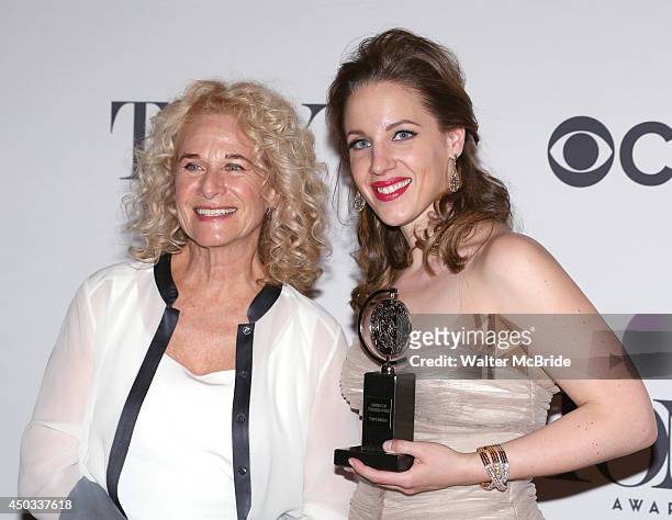 Carole King and Jessie Mueller attend American Theatre Wing's 68th Annual Tony Awards at Radio City Music Hall on June 8, 2014 in New York City.