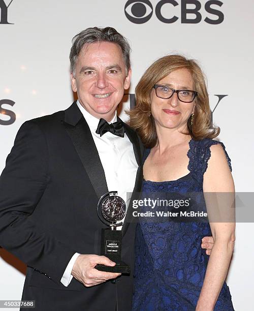 James Houghton and Erika Mallin attend American Theatre Wing's 68th Annual Tony Awards at Radio City Music Hall on June 8, 2014 in New York City.