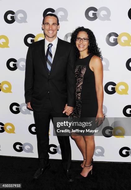 Player Chris Kluwe arrives at the 2013 GQ Men Of The Year Party at The Ebell of Los Angeles on November 12, 2013 in Los Angeles, California.