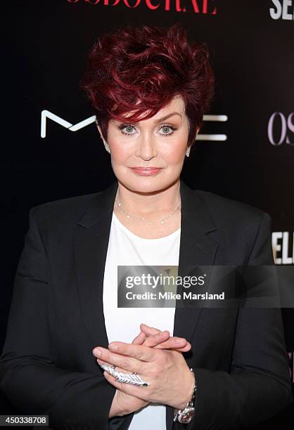 Sharon Osbourne attends a photocall to launch the new Sharon & Kelly Osbourne for MAC collection at Selfridges on June 9, 2014 in London, England.