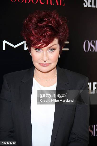 Sharon Osbourne attends a photocall to launch the new Sharon & Kelly Osbourne for MAC collection at Selfridges on June 9, 2014 in London, England.