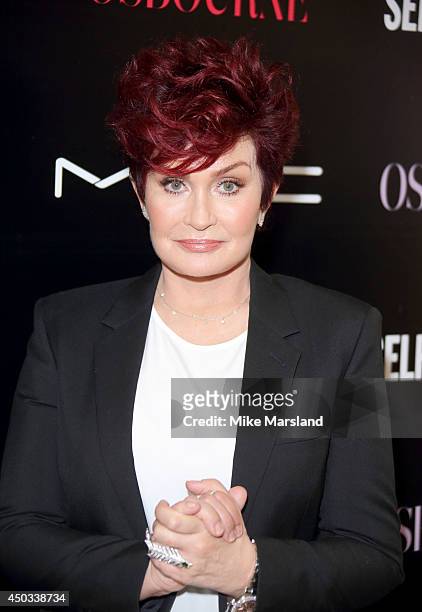 Sharon Osbourne attends a photocall to launch the new Sharon & Kelly Osbourne for MAC collection at Selfridges on June 9, 2014 in London, England.