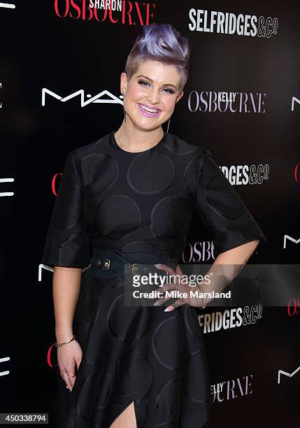Kelly Osbourne attends a photocall to launch the new Sharon & Kelly Osbourne for MAC collection at Selfridges on June 9, 2014 in London, England.