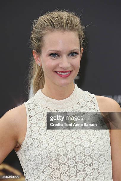 Andrea Joy Cook aka A.J. Cook attends "Criminal Minds" photocall at the Grimaldi Forum on June 9, 2014 in Monte-Carlo, Monaco.