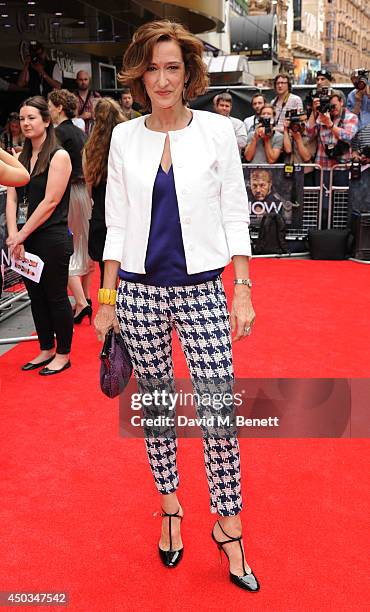 Haydn Gwynne attends the UK Premiere of "Now" at Empire Leicester Square on June 9, 2014 in London, England.