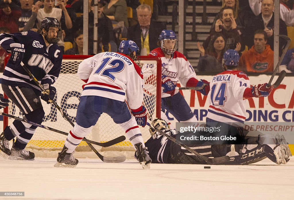 UMass Lowell River Hawks Vs. University Of NH Wildcats At TD Garden