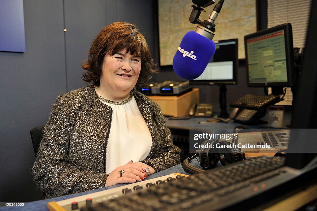 Susan Boyle Visits Magic FM