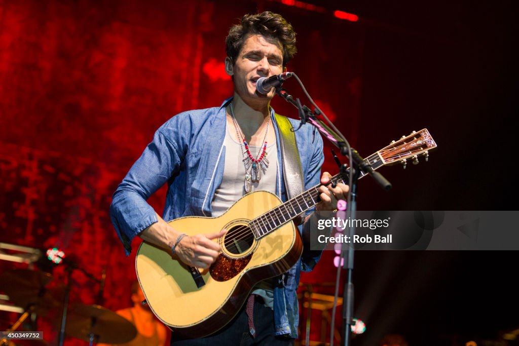 John Mayer Performs At O2 Arena In London