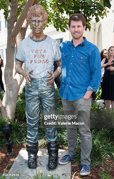 Actor Jon Heder attends the Fox Searchlight Pictures & Twentieth Century Fox Home Entertainment Celebrates "Napoleon Dynamite" 10th Anniversary With...