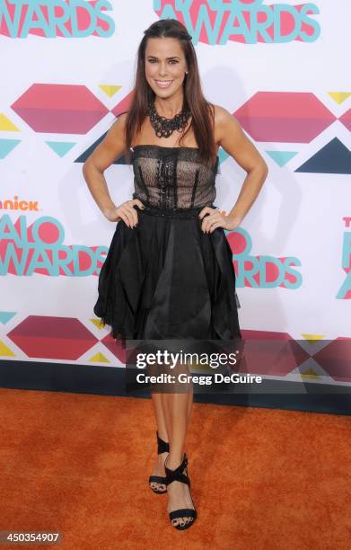 Actress Rosa Blasi arrives at the 2013 TeenNick HALO Awards at the Hollywood Palladium on November 17, 2013 in Hollywood, California.