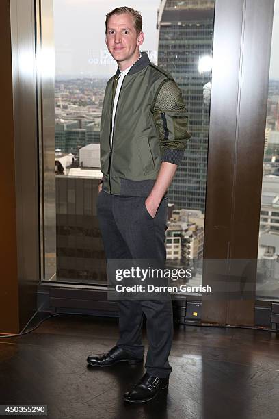 Christopher Raeburn attends the BFC/GQ designer award at Tower 42 on June 9, 2014 in London, England.