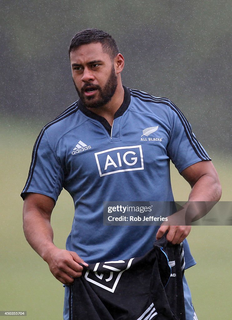 New Zealand All Blacks Training Session