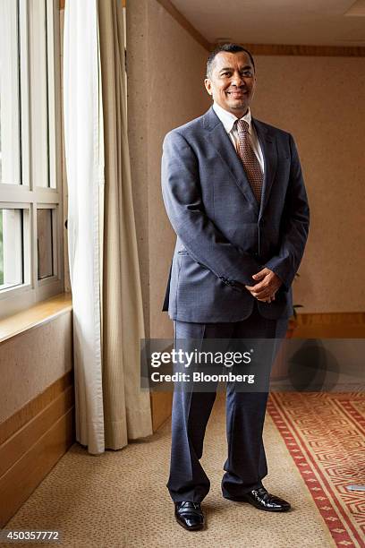 Zainol Izzet Mohamed Ishak, managing director of Perisai Petroleum Teknologi Bhd., poses for a photograph at the Invest Malaysia Conference in Kuala...