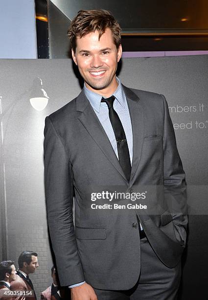 Andrew Rannells attends the "Jersey Boys" Special Screening at Paris Theater on June 9, 2014 in New York City.