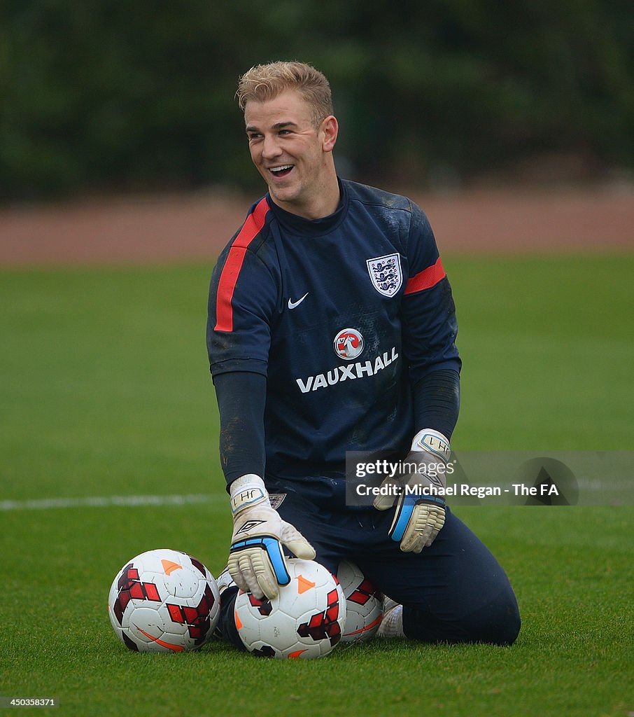 England Training Session And Press Conference