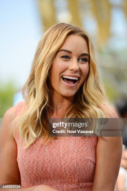 Lauren Conrad visits "Extra" at Universal Studios Hollywood on June 9, 2014 in Universal City, California.