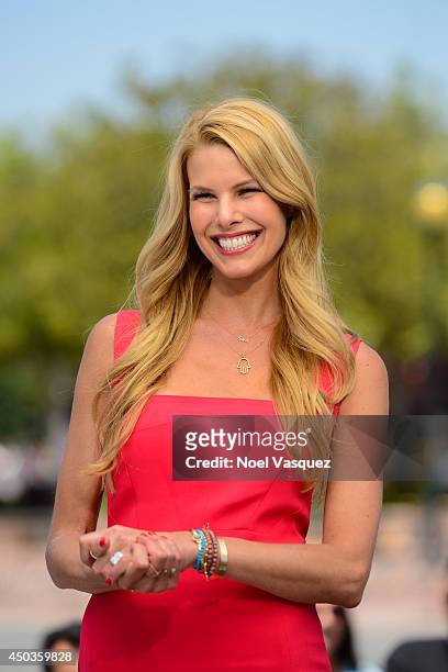 Beth Stern visits "Extra" at Universal Studios Hollywood on June 9, 2014 in Universal City, California.