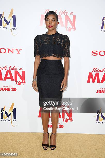 Actress Gabrielle Union attends the Los Angeles Premiere of "Think Lke A Man Too" at TCL Chinese Theatre on June 9, 2014 in Hollywood, California.