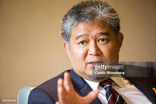 Faizal Mansor, chief financial officer of Malaysia Airports Holdings Bhd., speaks during an interview at the Invest Malaysia Conference in Kuala...