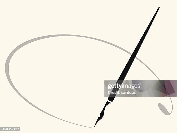 pen - calligraphy pen vector stock illustrations