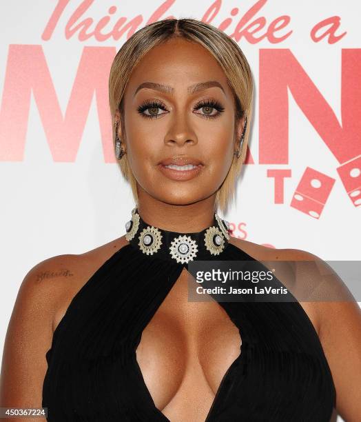 Actress LaLa Anthony attends the premiere of "Think Like A Man Too" at TCL Chinese Theatre on June 9, 2014 in Hollywood, California.