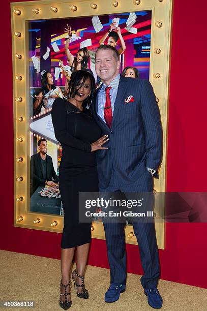 Kenya Duke and Actor Gary Owen attend the Los Angeles Premiere of "Think Like A Man Too" at TCL Chinese Theatre on June 9, 2014 in Hollywood,...