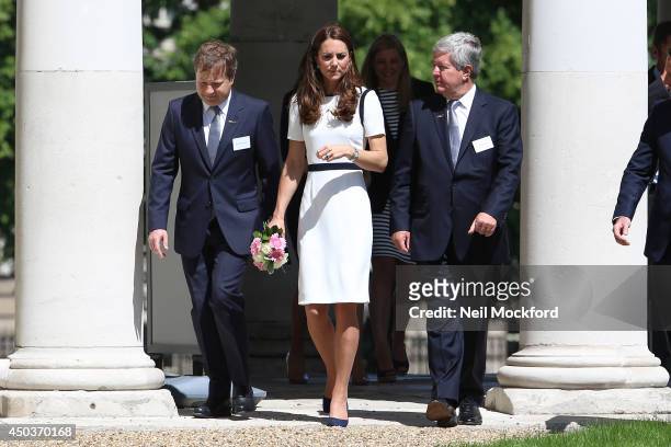 Catherine, Duchess of Cambridge during an official visit to National Maritime Museum on June 10, 2014 in London, England.