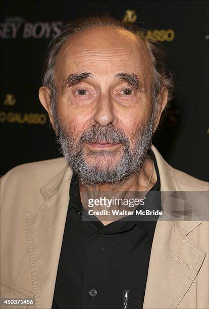 Stanley Donen attends a special New York screening reception for 'Jersey Boys' hosted by Angelo Galasso at Angelo Galasso on June , 2014 in New York...