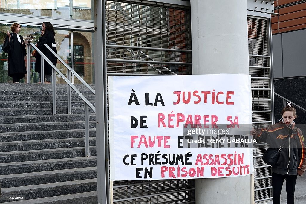 FRANCE-JUSTICE-CRIME-HOMICIDE-INQUIRY-QUENTIN-TOULOUSE-PROTEST