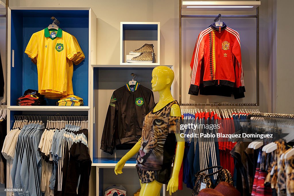 Merchandise For Sale As Spain Gears Up For The World Cup