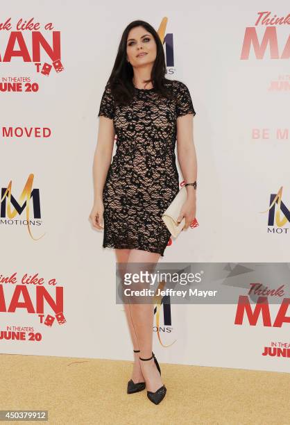 Actress Jodi Lyn O'Keefe attends the Los Angeles Premiere of 'Think Like A Man Too' at TCL Chinese Theatre on June 9, 2014 in Hollywood, California.