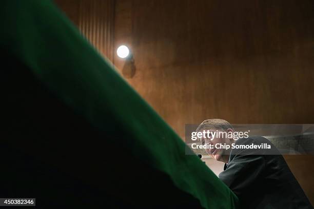 Consumer Financial Protection Bureau Director Richard Cordray testifies before the Senate Banking, Housing and Urban Affairs Committee in the Dirksen...