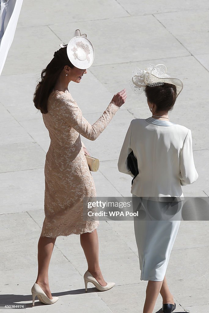 Queen Elizabeth II Holds Garden Party At Buckingham Palace