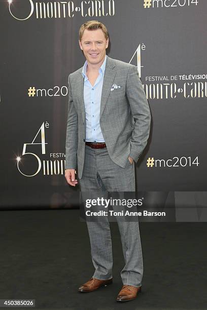 Diego Klattenhoff attends "The Blacklist" Photocall at the Grimaldi Forum on June 10, 2014 in Monte-Carlo, Monaco.