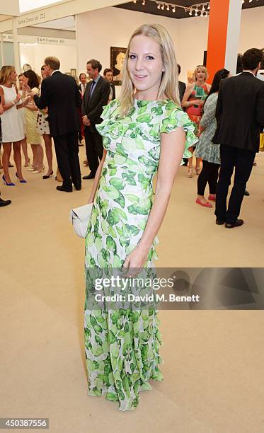 Alice Naylor-Leyland attends the Art Antiques London Gala Evening in aid of Children In Crisis at Kensington Gardens on June 10, 2014 in London,...