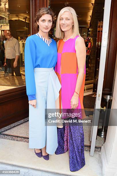 Daisy Bevan and Joely Richardson attend the opening of Roksanda on Mount Street on June 10, 2014 in London, England.