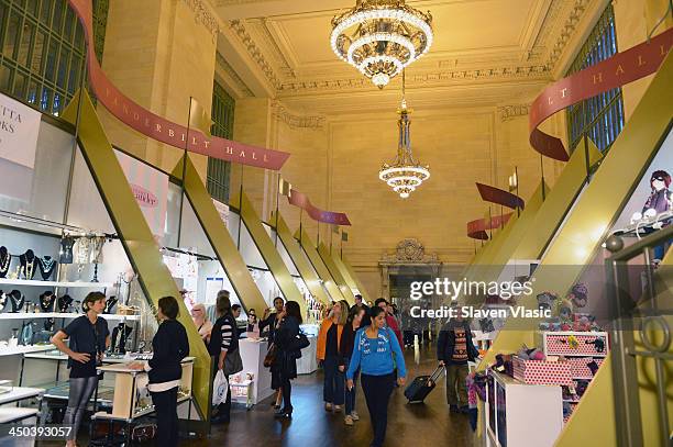 Atmosphere at 2013 Grand Central Terminal Holiday Fair at Vanderbilt Hall at Grand Central Terminal on November 18, 2013 in New York City.