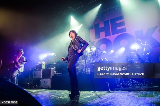 Luke Pritchard from The Kooks performs at Le Trianon on June 10, 2014 in Paris, France.