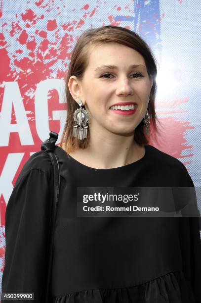 Actress Zosia Mamet attends the "The Village Bike" Opening Night Arrivals at Lucille Lortel Theatre on June 10, 2014 in New York City.