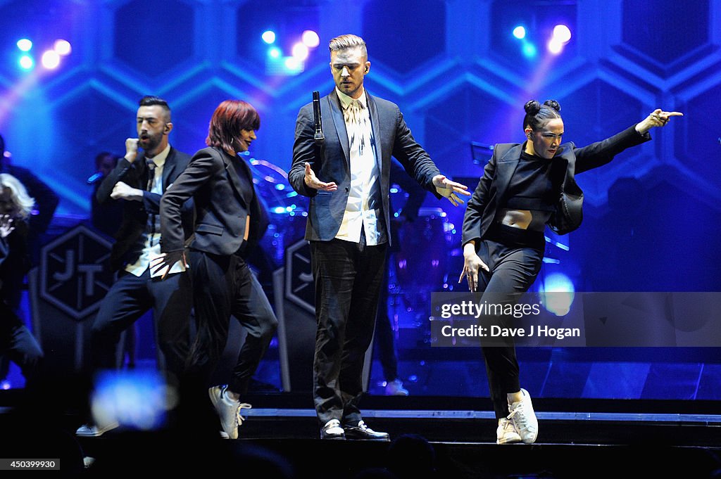 Justin Timberlake Performs At The 02 Arena