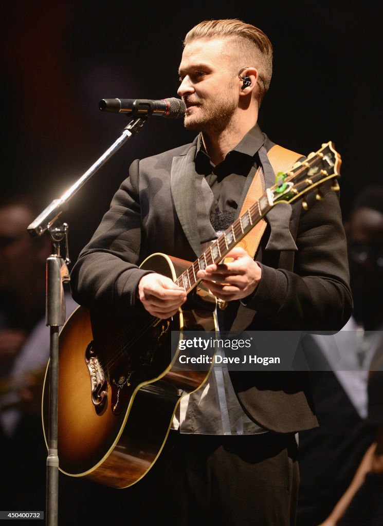 Justin Timberlake Performs At The 02 Arena