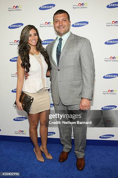 Player Henry Hynoski attends the Samsung Hope For Children Gala 2014 on June 10, 2014 in New York City.